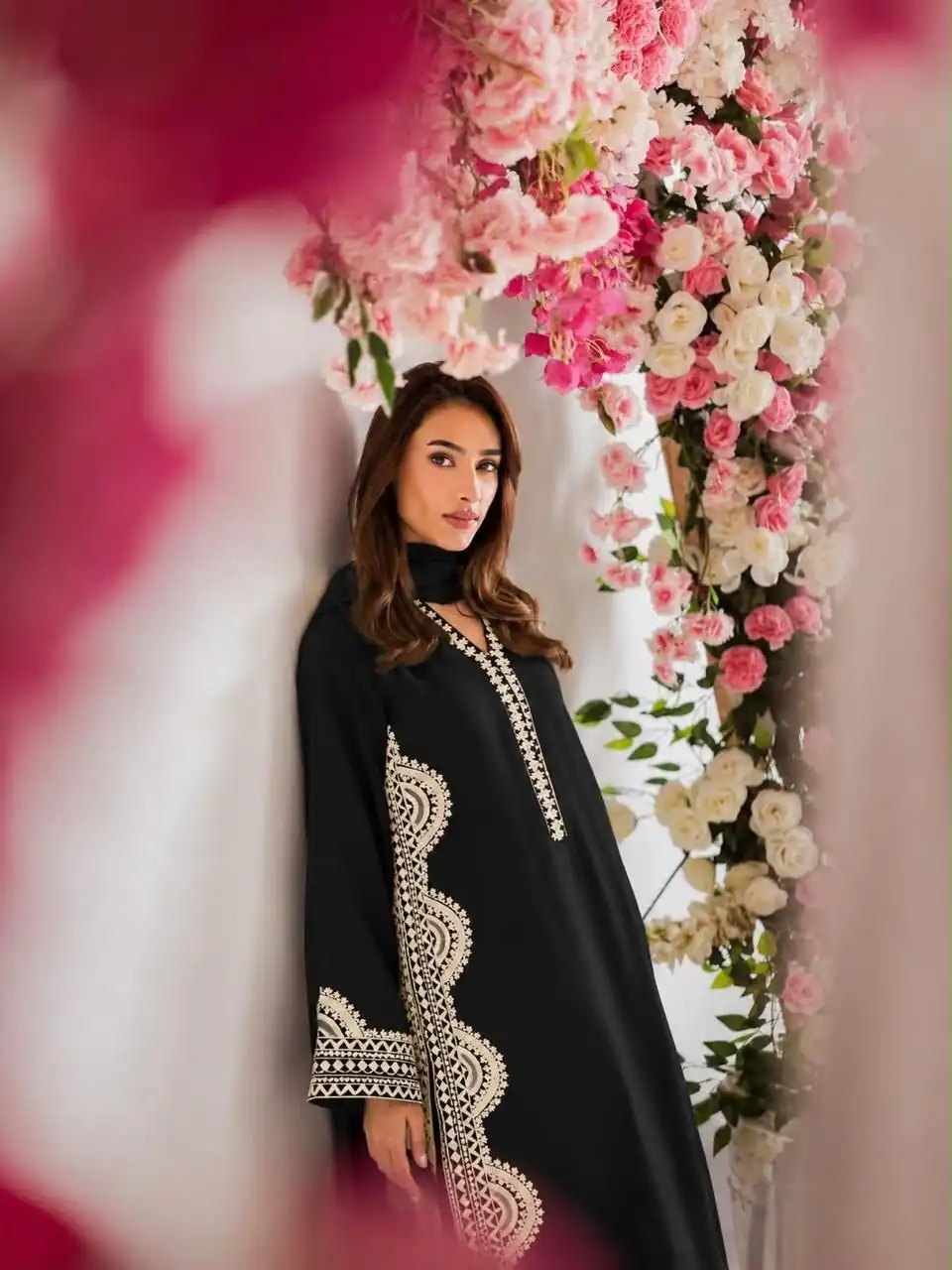 RTC 6060 Black in Biscuit Slab. Thread Embroidery & Embroidery Work Salwar Suit Special Price ₹2399. Delivery 4-6 Working Days. Shop now. | Jump Suits, Straight Suits, Casual Suits, Creative suits, Designer Suits, Palazzo Suits, Party Wear Suits, Patiala Suits, Salwar suit