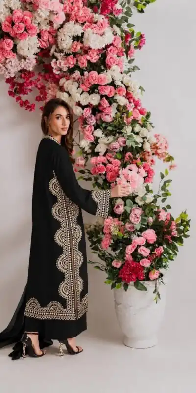 RTC 6060 Black in Biscuit Slab. Thread Embroidery & Embroidery Work Salwar Suit Special Price ₹2399. Delivery 4-6 Working Days. Shop now. | Jump Suits, Straight Suits, Casual Suits, Creative suits, Designer Suits, Palazzo Suits, Party Wear Suits, Patiala Suits, Salwar suit