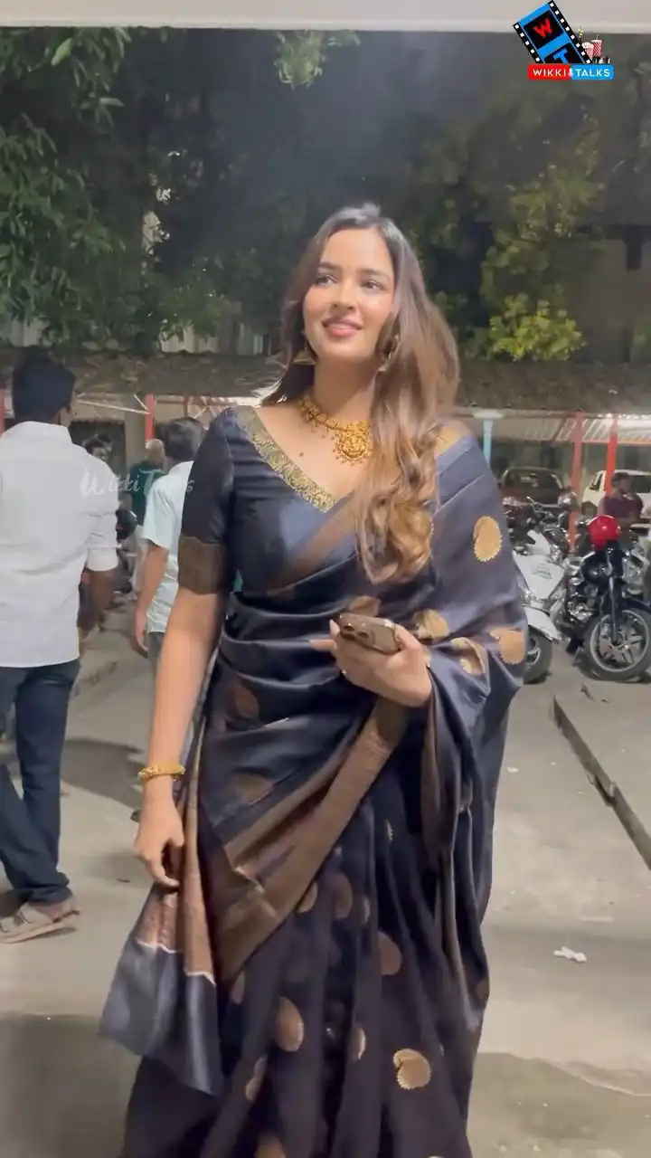 KP 6052 Black Soft Lichi Silk Saree with Lace Work & Lace Border. Introductory Price ₹1349. Delivery 4-6 Working Days. Shop now. | Bollywood Sarees, Creative Sarees, Designer Sarees, Embroidered Sarees, Ethnic Saree, Modern Digital sarees, Party Wear Sarees, Sarees