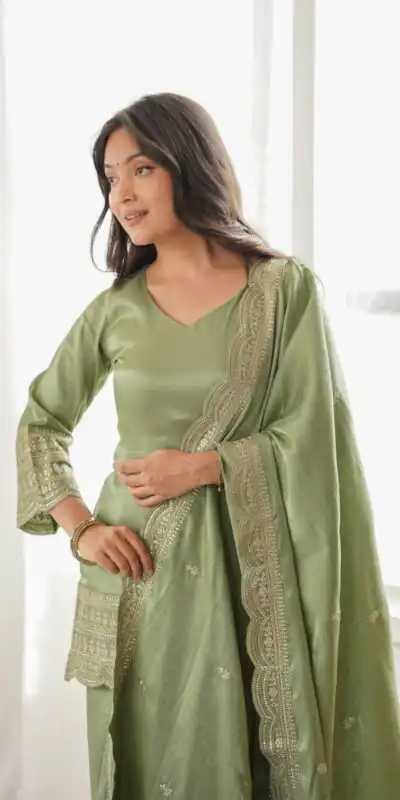 KB 304 Pista in Glass Roman Silk. Sequins Work & Embroidery Work Salwar Suit Festive Deal ₹1999. Delivery 4-6 Working Days. Shop now. | Jump Suits, Straight Suits, Casual Suits, Creative suits, Designer Suits, Palazzo Suits, Party Wear Suits, Patiala Suits, Salwar suit