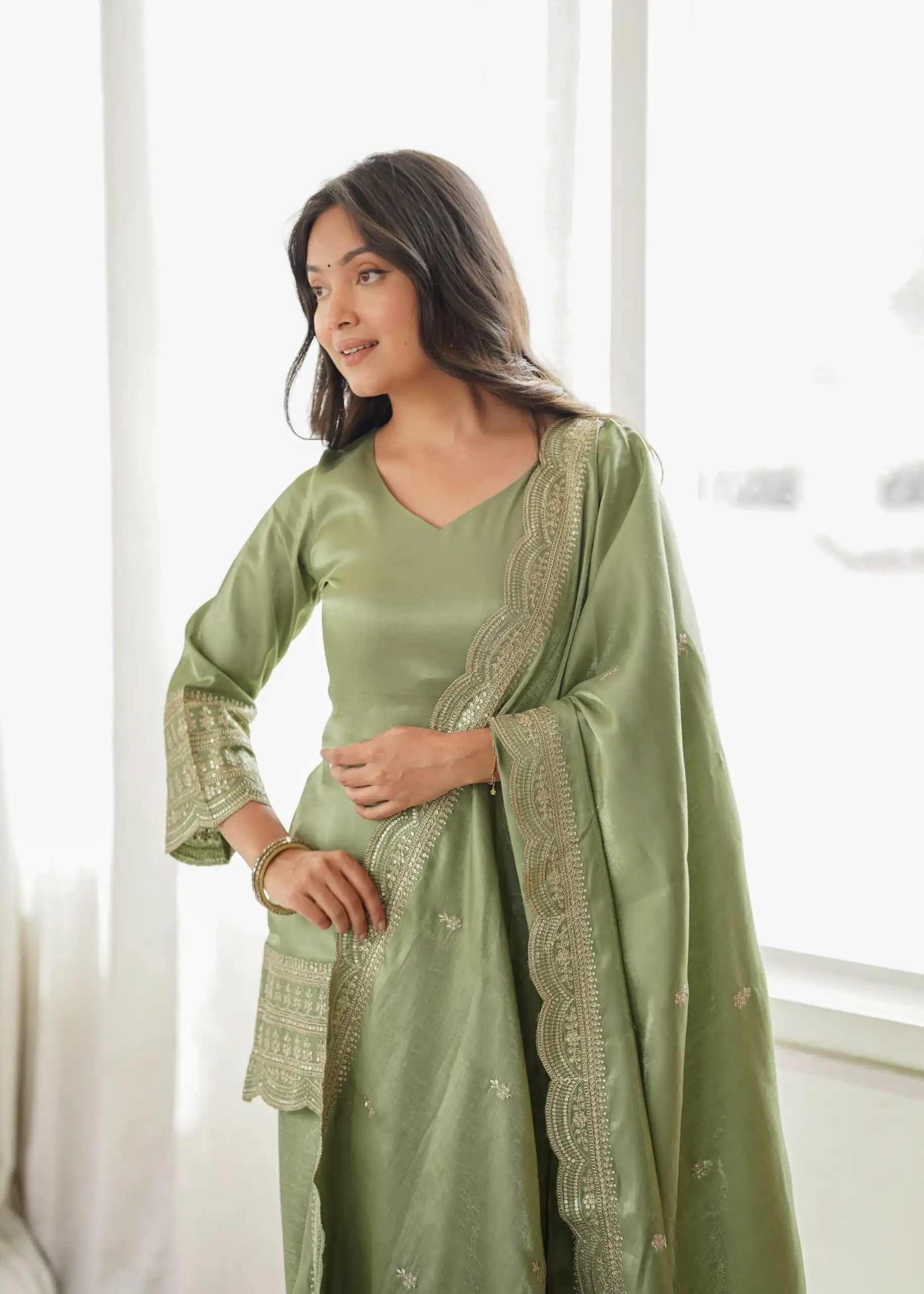 KB 304 Pista in Glass Roman Silk. Sequins Work & Embroidery Work Salwar Suit Festive Deal ₹1999. Delivery 4-6 Working Days. Shop now. | Jump Suits, Straight Suits, Casual Suits, Creative suits, Designer Suits, Palazzo Suits, Party Wear Suits, Patiala Suits, Salwar suit
