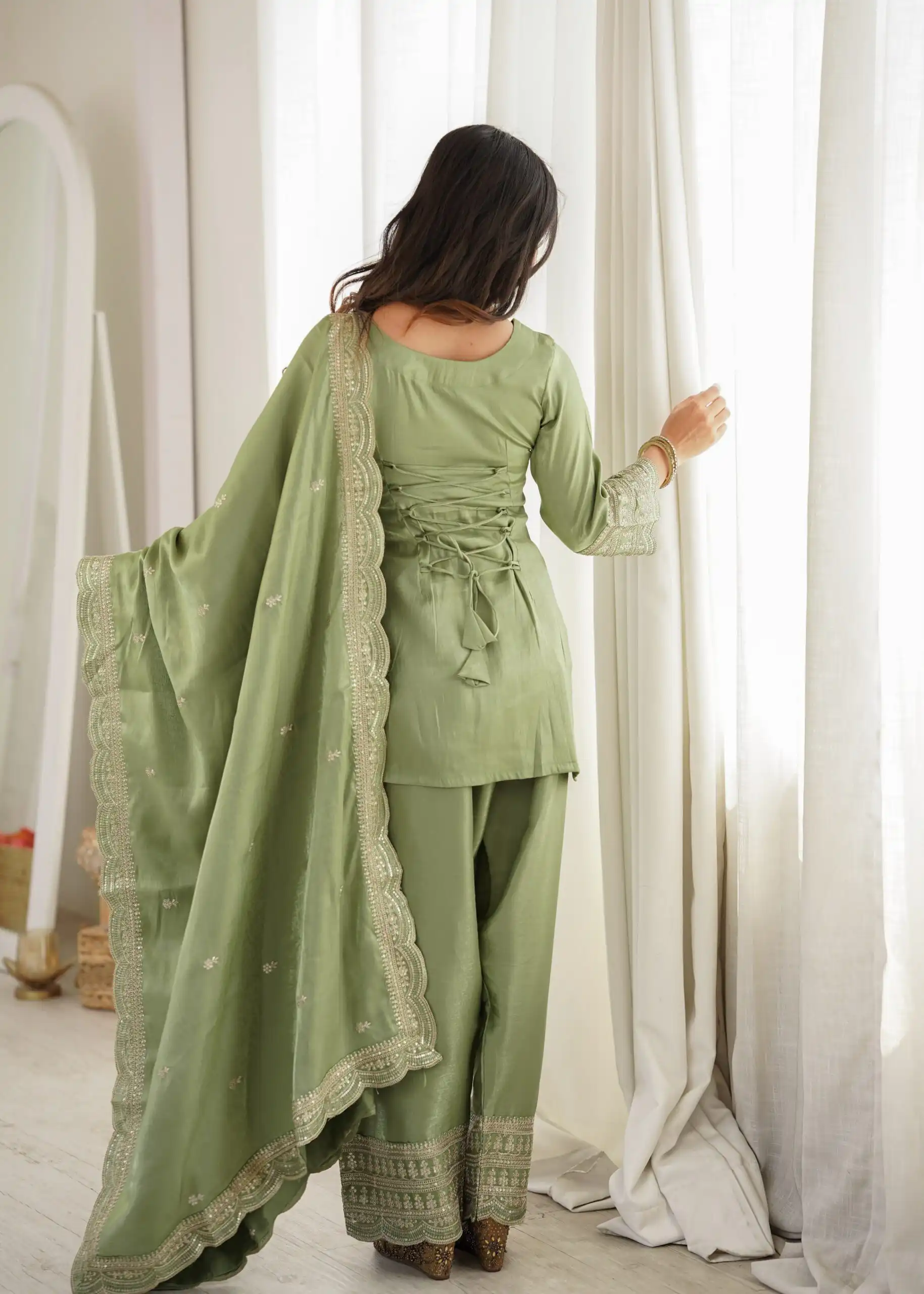 KB 304 Pista in Glass Roman Silk. Sequins Work & Embroidery Work Salwar Suit Festive Deal ₹1999. Delivery 4-6 Working Days. Shop now. | Jump Suits, Straight Suits, Casual Suits, Creative suits, Designer Suits, Palazzo Suits, Party Wear Suits, Patiala Suits, Salwar suit