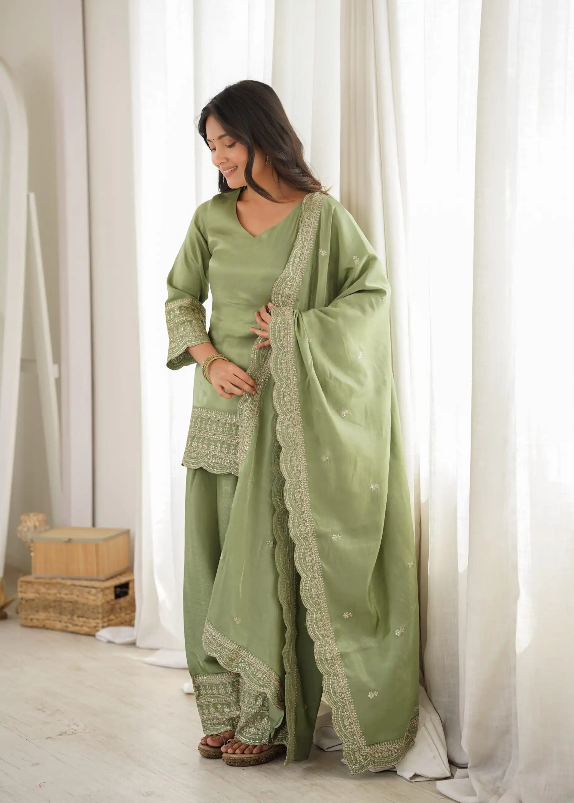 KB 304 Pista in Glass Roman Silk. Sequins Work & Embroidery Work Salwar Suit Festive Deal ₹1999. Delivery 4-6 Working Days. Shop now. | Jump Suits, Straight Suits, Casual Suits, Creative suits, Designer Suits, Palazzo Suits, Party Wear Suits, Patiala Suits, Salwar suit