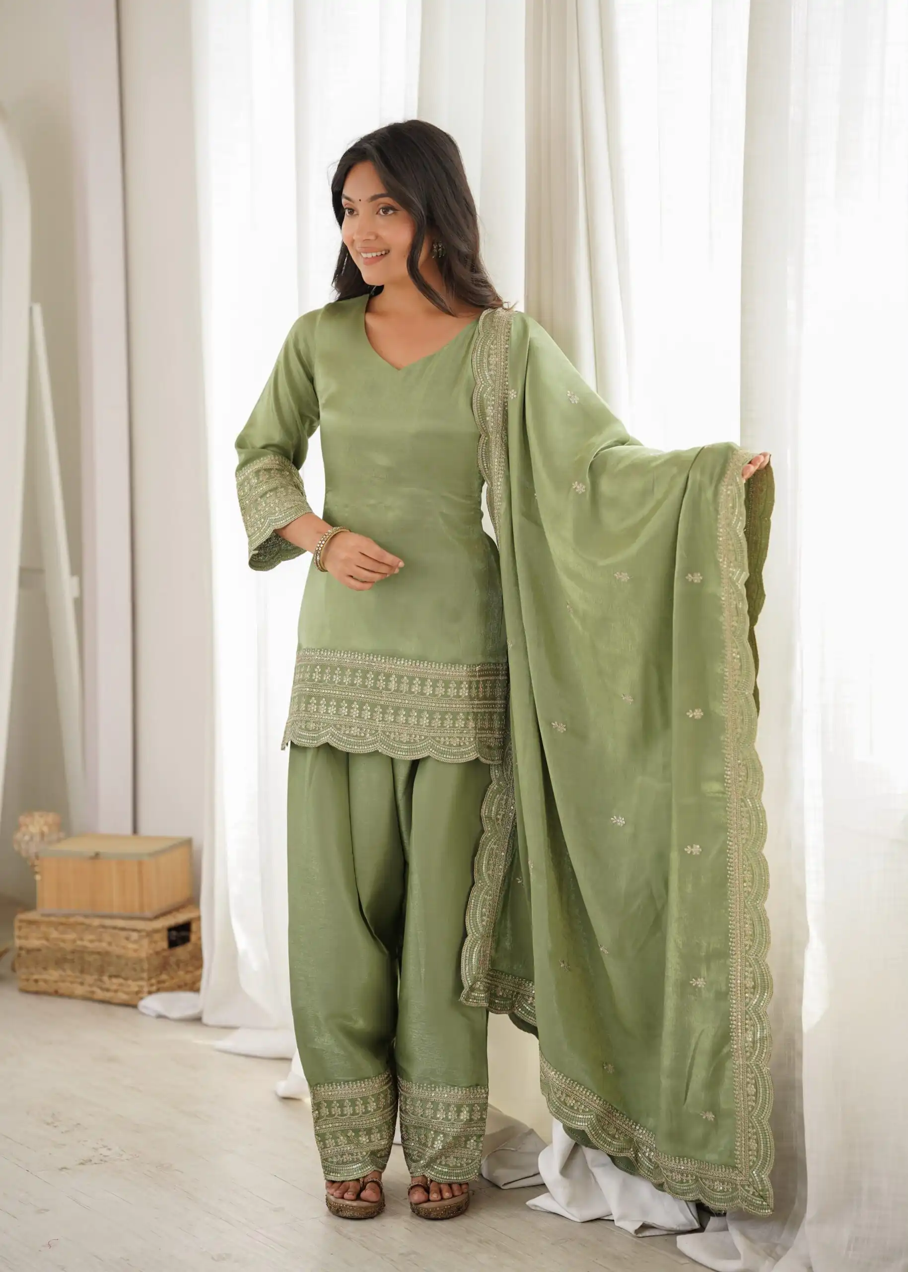 KB 304 Pista in Glass Roman Silk. Sequins Work & Embroidery Work Salwar Suit Festive Deal ₹1999. Delivery 4-6 Working Days. Shop now. | Jump Suits, Straight Suits, Casual Suits, Creative suits, Designer Suits, Palazzo Suits, Party Wear Suits, Patiala Suits, Salwar suit
