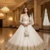 JF 049 White Georgette Gown with Embroidery Work & Sequins Work. Exclusive Offer ₹2149. Delivery 4-6 Working Days. Shop now. | Bollywood Gowns, Creative Gowns, Designer Gowns, Embroidered Gowns, Gowns, Party Wear Gowns