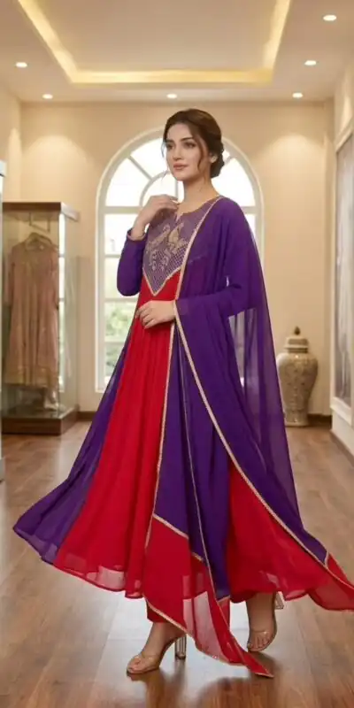 LG 2137 Purple Mul Chanderi Salwar Suit with Embroidery Work & Sequins Work. Festive Deal ₹2199. Delivery 4-6 Working Days. Shop nowp | Jump Suits, Straight Suits, Casual Suits, Creative suits, Designer Suits, Palazzo Suits, Party Wear Suits, Patiala Suits, Salwar suit
