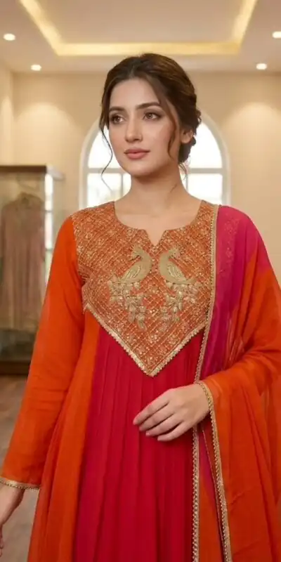 LG 2137 Red Mul Chanderi Salwar Suit with Embroidery Work & Sequins Work. Festive Deal ₹2199. Delivery 4-6 Working Days. Shop nowp | Jump Suits, Straight Suits, Casual Suits, Creative suits, Designer Suits, Palazzo Suits, Party Wear Suits, Patiala Suits, Salwar suit