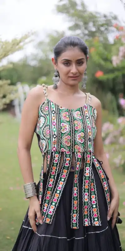 KA 5075 Black Kora Cotton Lehenga Choli erfect for Wedding, Party, Haldi, Traditional Day, Makar Sankranti – . Special Price ₹2899. Delivery 4-6 Working | Bollywood Lehenga, Creative Lehenga, Designer Lehenga, Embroidered Lehenga, Lehenga, Party Wear Lehenga