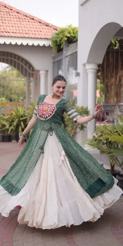 KA 1266 Green Kora Cotton Lehenga Choli erfect for Wedding, Party, Haldi, Traditional Day, Makar Sankranti – . Special Price ₹2949. Delivery 4-6 Working | Bollywood Lehenga, Creative Lehenga, Designer Lehenga, Embroidered Lehenga, Lehenga, Party Wear Lehenga