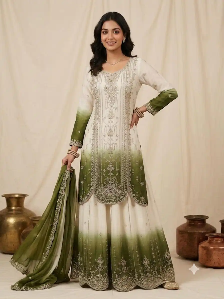 LG 2128 Green in Star Georgette Embroidery Work Salwar Suit . Introductory Price ₹2399. Delivery 4-6 Working Days. Shop now. | Jump Suits, Straight Suits, Casual Suits, Creative suits, Designer Suits, Palazzo Suits, Party Wear Suits, Patiala Suits, Salwar suit