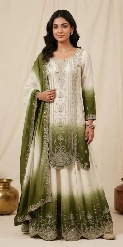 LG 2128 Green in Star Georgette Embroidery Work Salwar Suit . Introductory Price ₹2399. Delivery 4-6 Working Days. Shop now. | Jump Suits, Straight Suits, Casual Suits, Creative suits, Designer Suits, Palazzo Suits, Party Wear Suits, Patiala Suits, Salwar suit