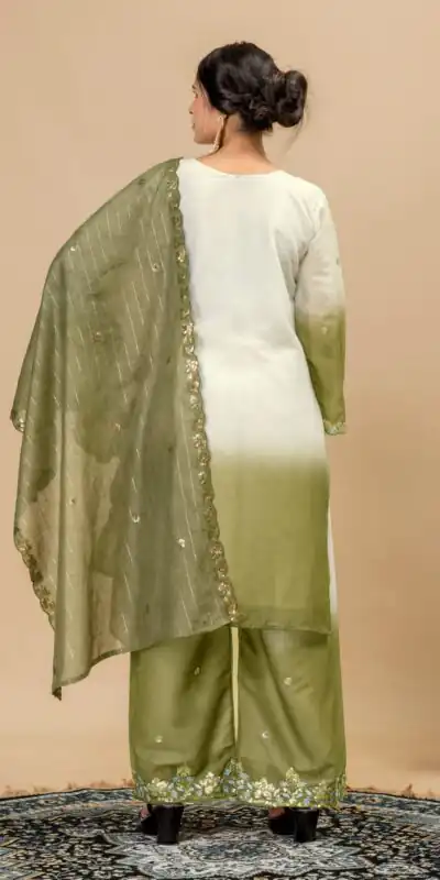 ST 1198 Mehandi in Star Georgette Embroidery Work Salwar Suit . Introductory Price ₹2399. Delivery 4-6 Working Days. Shop now. | Jump Suits, Straight Suits, Casual Suits, Creative suits, Designer Suits, Palazzo Suits, Party Wear Suits, Patiala Suits, Salwar suit