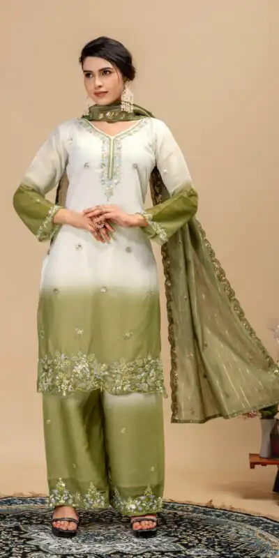 ST 1198 Mehandi in Star Georgette Embroidery Work Salwar Suit . Introductory Price ₹2399. Delivery 4-6 Working Days. Shop now. | Jump Suits, Straight Suits, Casual Suits, Creative suits, Designer Suits, Palazzo Suits, Party Wear Suits, Patiala Suits, Salwar suit