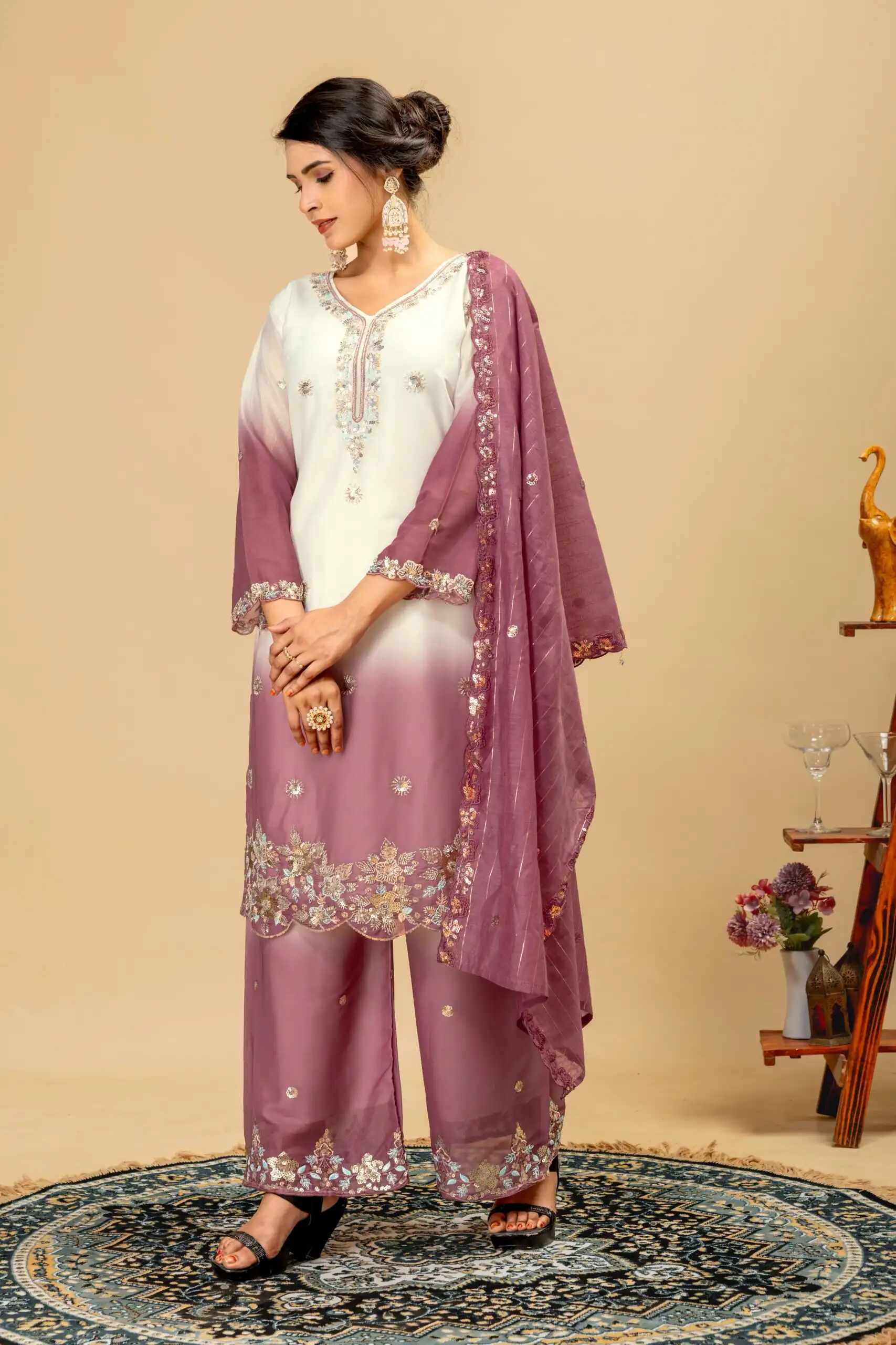 ST 1198 Onion  in Star Georgette Embroidery Work Salwar Suit . Introductory Price ₹2399. Delivery 4-6 Working Days. Shop now. | Jump Suits, Straight Suits, Casual Suits, Creative suits, Designer Suits, Palazzo Suits, Party Wear Suits, Patiala Suits, Salwar suit