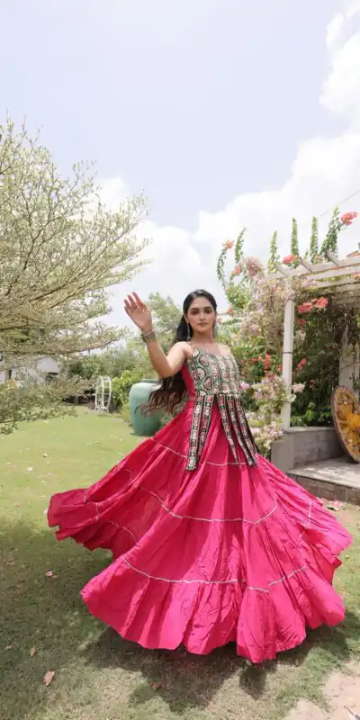 KA 5075 Pink Kora Cotton Lehenga Choli erfect for Wedding, Party, Haldi, Traditional Day, Makar Sankranti – . Special Price ₹2899. Delivery 4-6 Working | Bollywood Lehenga, Creative Lehenga, Designer Lehenga, Embroidered Lehenga, Lehenga, Party Wear Lehenga