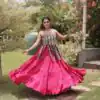 KA 5075 Pink Kora Cotton Lehenga Choli erfect for Wedding, Party, Haldi, Traditional Day, Makar Sankranti – . Special Price ₹2899. Delivery 4-6 Working | Bollywood Lehenga, Creative Lehenga, Designer Lehenga, Embroidered Lehenga, Lehenga, Party Wear Lehenga