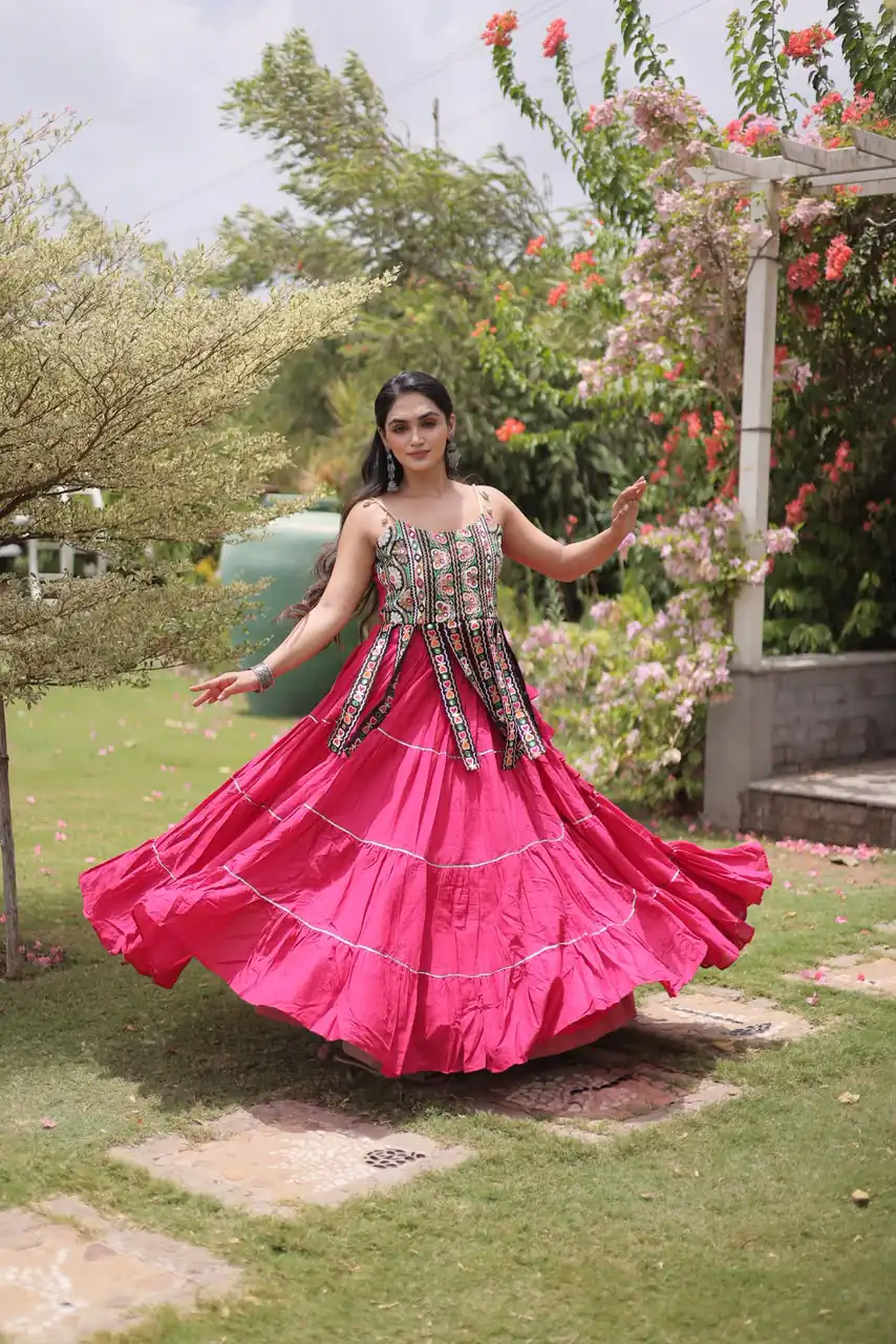 KA 5075 Pink Kora Cotton Lehenga Choli erfect for Wedding, Party, Haldi, Traditional Day, Makar Sankranti – . Special Price ₹2899. Delivery 4-6 Working | Bollywood Lehenga, Creative Lehenga, Designer Lehenga, Embroidered Lehenga, Lehenga, Party Wear Lehenga