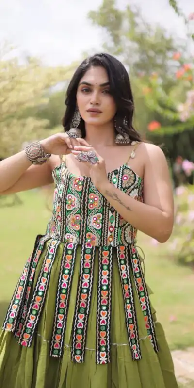 KA 5075 Pista Kora Cotton Lehenga Choli erfect for Wedding, Party, Haldi, Traditional Day, Makar Sankranti – . Special Price ₹2899. Delivery 4-6 Working | Bollywood Lehenga, Creative Lehenga, Designer Lehenga, Embroidered Lehenga, Lehenga, Party Wear Lehenga