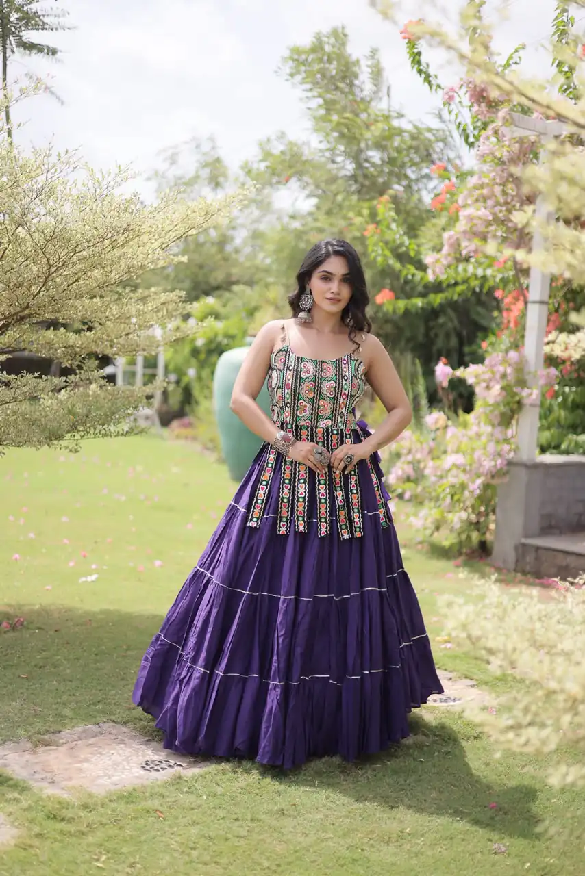 KA 5075 Purple Kora Cotton Lehenga Choli erfect for Wedding, Party, Haldi, Traditional Day, Makar Sankranti – . Special Price ₹2899. Delivery 4-6 Working | Bollywood Lehenga, Creative Lehenga, Designer Lehenga, Embroidered Lehenga, Lehenga, Party Wear Lehenga