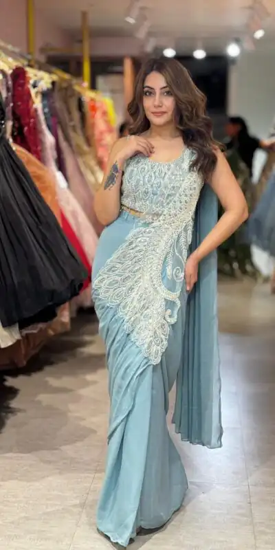 ST 1194 Sky Blue Soft Rangoli Silk Saree with Embroidery Work & Lace Work. Special Price ₹2299. Delivery 4-6 Working Days. Shop now. | Bollywood Sarees, Creative Sarees, Designer Sarees, Embroidered Sarees, Ethnic Saree, Modern Digital sarees, Party Wear Sarees, Sarees