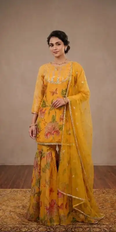 LG 2129 Yellow Soft Organza Salwar Suit with Embroidery Work & Cut Work. Available at ₹2499 only. Delivery 4-6 Working Days. Shop now. | Jump Suits, Straight Suits, Casual Suits, Creative suits, Designer Suits, Palazzo Suits, Party Wear Suits, Patiala Suits, Salwar suit