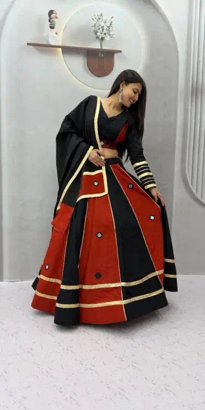 PC 599 Black Roman Silk Lehenga Choli Perfect for Wedding, Party, Eid, Reception, Durga Puja – Available at ₹2899 only. Delivery 4-6 Working Days. Shop now. | Bollywood Lehenga, Creative Lehenga, Designer Lehenga, Embroidered Lehenga, Lehenga, Party Wear Lehenga