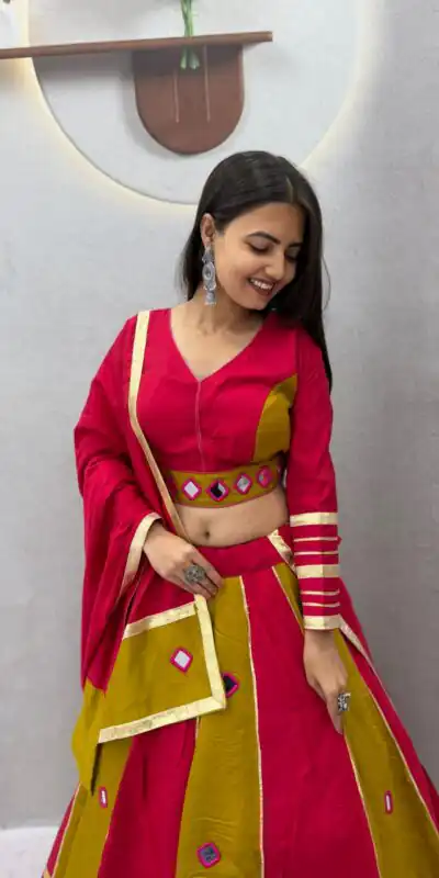 PC 599 Mustered Roman Silk Lehenga Choli Perfect for Wedding, Party, Eid, Reception, Durga Puja Available at ₹2899 only. Delivery 4-6 Working Days. Shop now. | Bollywood Lehenga, Creative Lehenga, Designer Lehenga, Embroidered Lehenga, Lehenga, Party Wear Lehenga