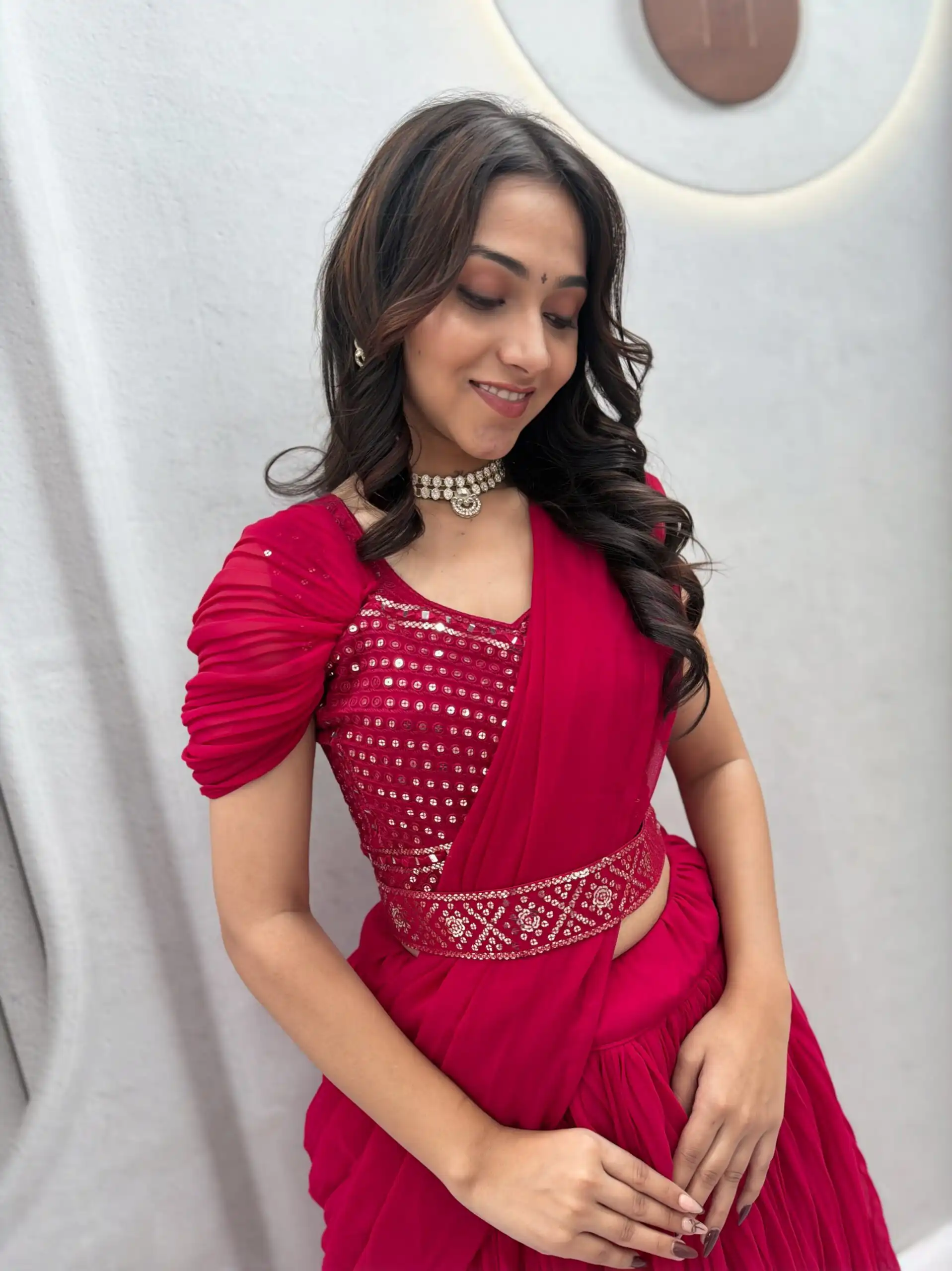 Ram 193 Pink | Faux Georgette Lehenga Choli with Embroidery Work & Lace Work. Special Price ₹2149. Delivery 4-6 Working Days. Shop now. | Bollywood Lehenga, Creative Lehenga, Designer Lehenga, Embroidered Lehenga, Lehenga, Party Wear Lehenga