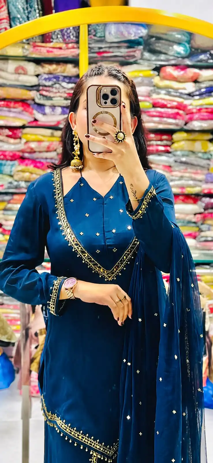 JF 054 Blue Color Roman Silk Salwar Suit with Embroidery Work. Available at ₹2399 only. Delivery 4-6 Working Days. Shop now. | Jump Suits, Straight Suits, Casual Suits, Creative suits, Designer Suits, Palazzo Suits, Party Wear Suits, Patiala Suits, Salwar suit