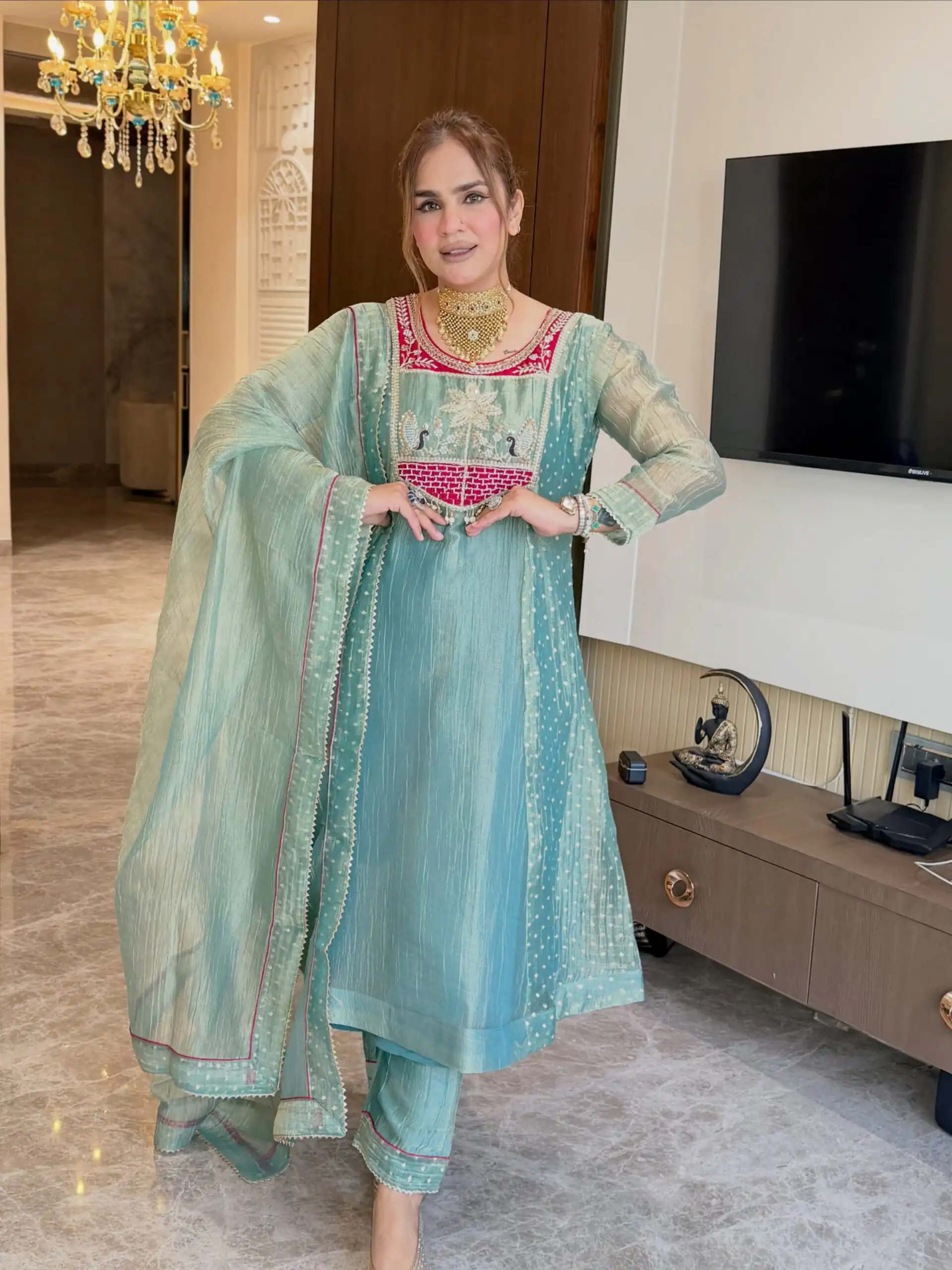 WW 1281 Blue in Salsa Silk Embroidery Work & Sequins Work Salwar Suit . Get it for ₹2899. Delivery 4-6 Working Days. Shop now. | Jump Suits, Straight Suits, Casual Suits, Creative suits, Designer Suits, Palazzo Suits, Party Wear Suits, Patiala Suits, Salwar suit
