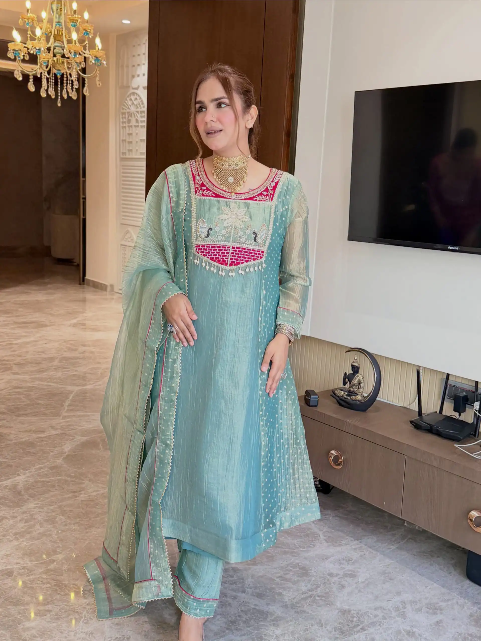 WW 1281 Blue in Salsa Silk Embroidery Work & Sequins Work Salwar Suit . Get it for ₹2899. Delivery 4-6 Working Days. Shop now. | Jump Suits, Straight Suits, Casual Suits, Creative suits, Designer Suits, Palazzo Suits, Party Wear Suits, Patiala Suits, Salwar suit