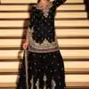 ZB 5067 Black Chinon Silk Salwar Suit Perfect for Wedding, Party, Ganesh Chaturthi, Baby Shower, Makar Sankranti – . Affordable Price ₹2399. /- | Jump Suits, Straight Suits, Casual Suits, Creative suits, Designer Suits, Palazzo Suits, Party Wear Suits, Patiala Suits, Salwar suit
