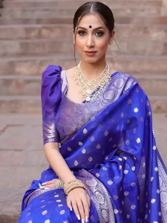 KP 7000 Blue Soft Lichi Silk Cloth Saree Perfect for Wedding, Party, Family Gatherings, Sangeet, Ethnic Day – . Festive Deal ₹1549. Delivery 4-6 Working | Bollywood Sarees, Creative Sarees, Designer Sarees, Embroidered Sarees, Ethnic Saree, Modern Digital sarees, Party Wear Sarees, Sarees