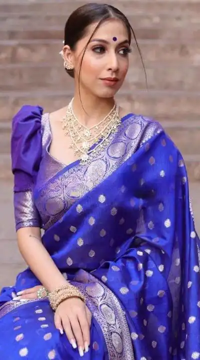 KP 7000 Blue Soft Lichi Silk Cloth Saree Perfect for Wedding, Party, Family Gatherings, Sangeet, Ethnic Day – . Festive Deal ₹1549. Delivery 4-6 Working | Bollywood Sarees, Creative Sarees, Designer Sarees, Embroidered Sarees, Ethnic Saree, Modern Digital sarees, Party Wear Sarees, Sarees