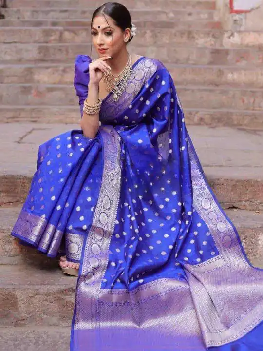 KP 7000 Blue Soft Lichi Silk Cloth Saree Perfect for Wedding, Party, Family Gatherings, Sangeet, Ethnic Day – . Festive Deal ₹1549. Delivery 4-6 Working | Bollywood Sarees, Creative Sarees, Designer Sarees, Embroidered Sarees, Ethnic Saree, Modern Digital sarees, Party Wear Sarees, Sarees