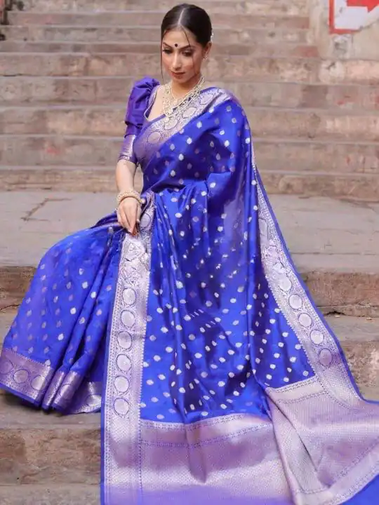 KP 7000 Blue Soft Lichi Silk Cloth Saree Perfect for Wedding, Party, Family Gatherings, Sangeet, Ethnic Day – . Festive Deal ₹1549. Delivery 4-6 Working | Bollywood Sarees, Creative Sarees, Designer Sarees, Embroidered Sarees, Ethnic Saree, Modern Digital sarees, Party Wear Sarees, Sarees