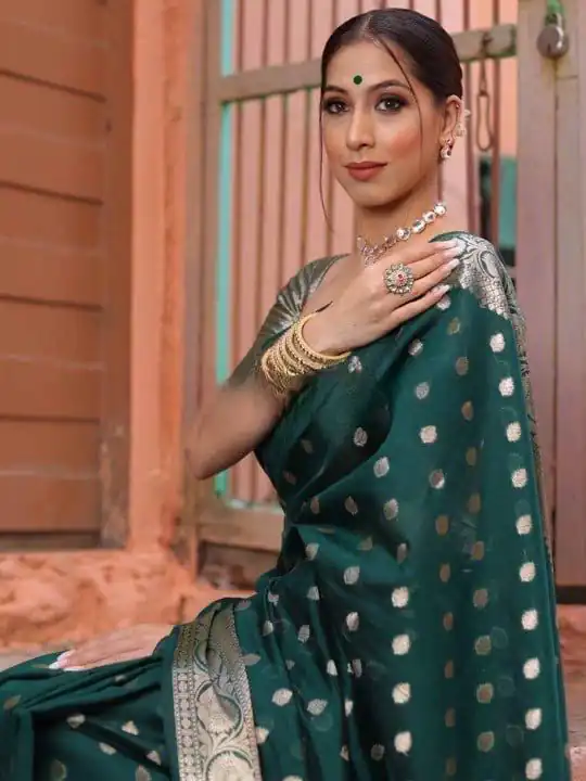 KP 7000 Green Soft Lichi Silk Cloth Saree Perfect for Wedding, Party, Family Gatherings, Sangeet, Ethnic Day – . Festive Deal ₹1549. Delivery 4-6 Working | Bollywood Sarees, Creative Sarees, Designer Sarees, Embroidered Sarees, Ethnic Saree, Modern Digital sarees, Party Wear Sarees, Sarees