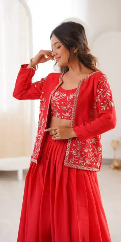 SP 67 Red Shiny Chinon Silk Sequence Work Lehenga Choli Perfect for Wedding, Party, Ganesh Chaturthi, Baby Shower, Makar Affordable Price ₹2199. /- | Bollywood Lehenga, Creative Lehenga, Designer Lehenga, Embroidered Lehenga, Lehenga, Party Wear Lehenga