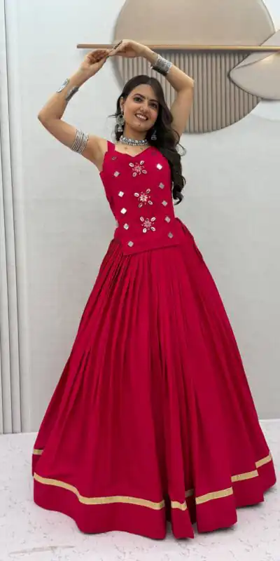PC 581 Pink Color Pure Cotton Lehenga Choli with Cowrie Work. Festive Deal ₹2999. Delivery 4-6 Working Days. Online Shop now. | Bollywood Lehenga, Creative Lehenga, Designer Lehenga, Embroidered Lehenga, Lehenga, Party Wear Lehenga