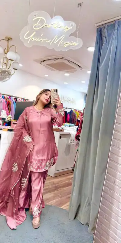 AD 202 Pink in Color Natural Crepe Embroidery Work Salwar Suit . Affordable Price ₹2049. Delivery 4-6 Working Days. Shop now. | Jump Suits, Straight Suits, Casual Suits, Creative suits, Designer Suits, Palazzo Suits, Party Wear Suits, Patiala Suits, Salwar suit