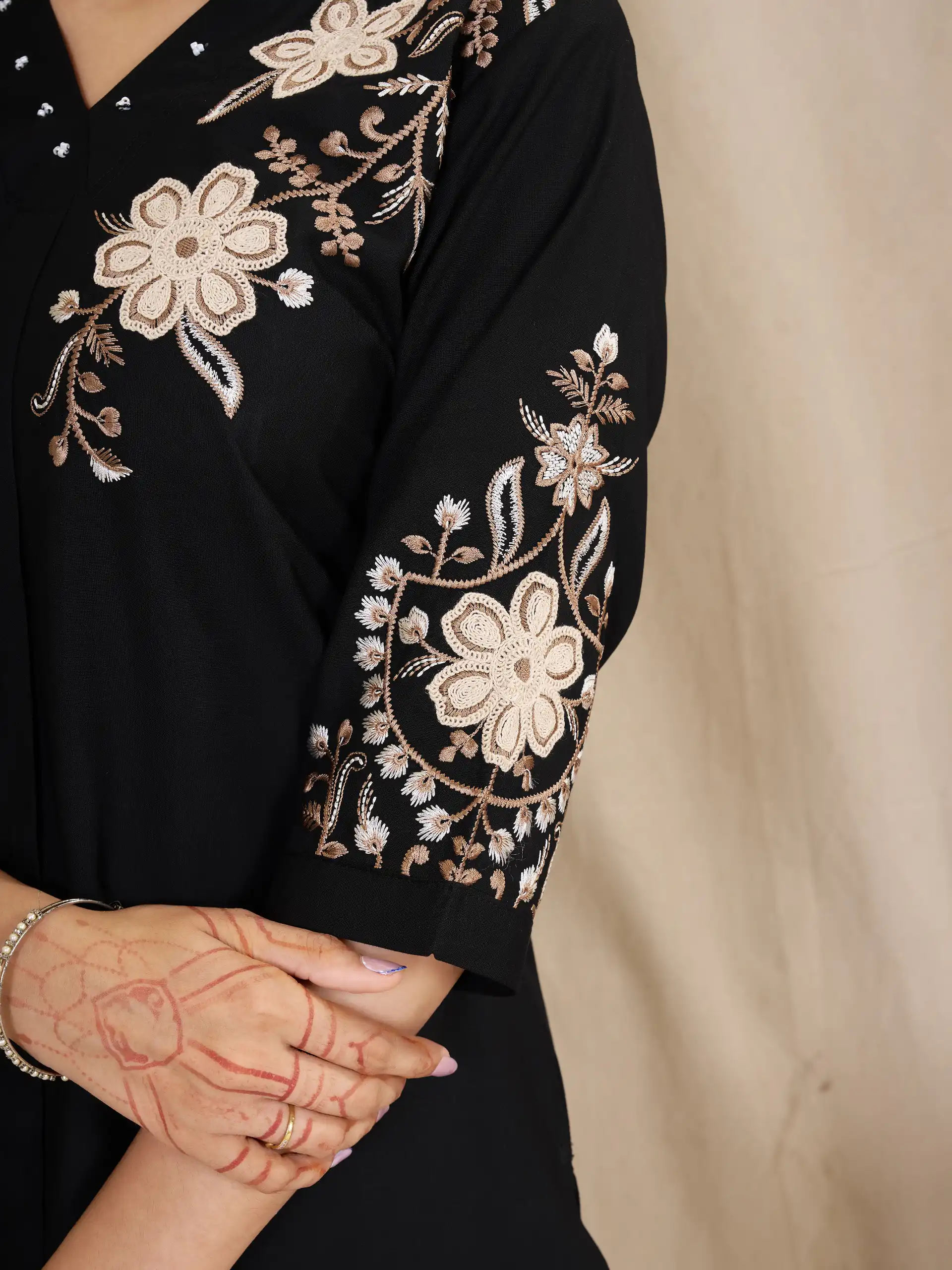 DIVA 169 Black Colour Rayon Cotton Kurti with Embroidery Work. Introductory Price ₹1999. Delivery 4-6 Working Days. Shop now. | Bollywood Kurti, Creative Kurtis, Designer Kurti, Kurti, Party Wear Kurti, Selfie Kurti