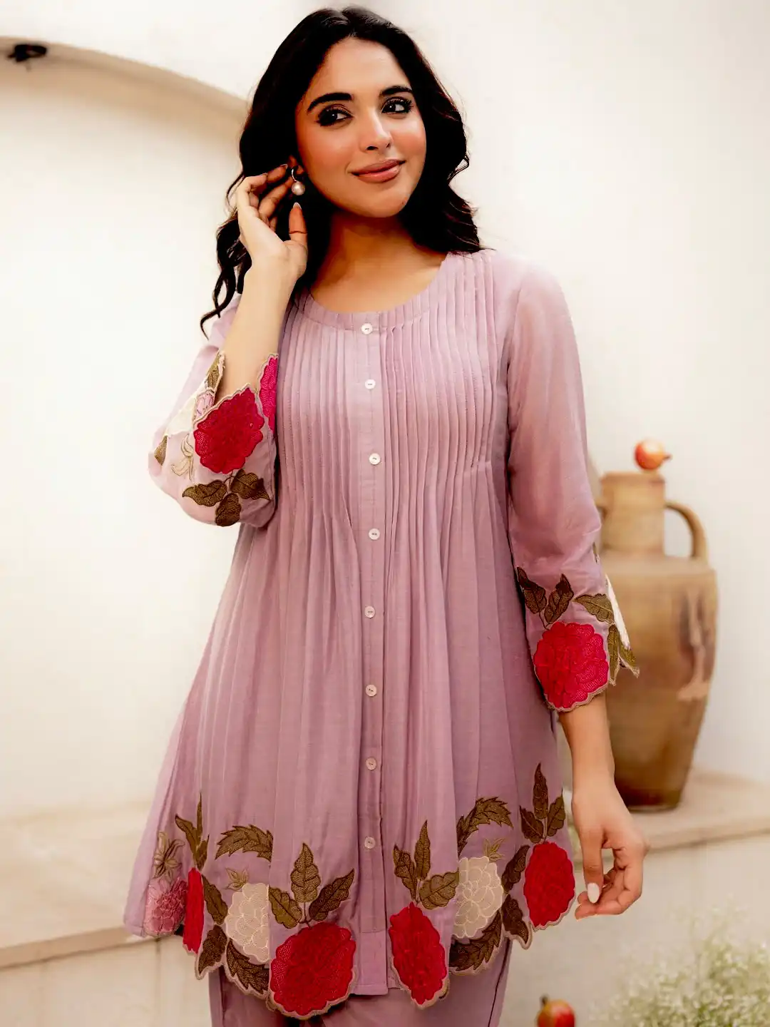 DIVA 167 Pink Colour Rayon Cotton Kurti with Embroidery Work. Introductory Price ₹1849. Delivery 4-6 Working Days. Shop now. | Bollywood Kurti, Creative Kurtis, Designer Kurti, Kurti, Party Wear Kurti, Selfie Kurti