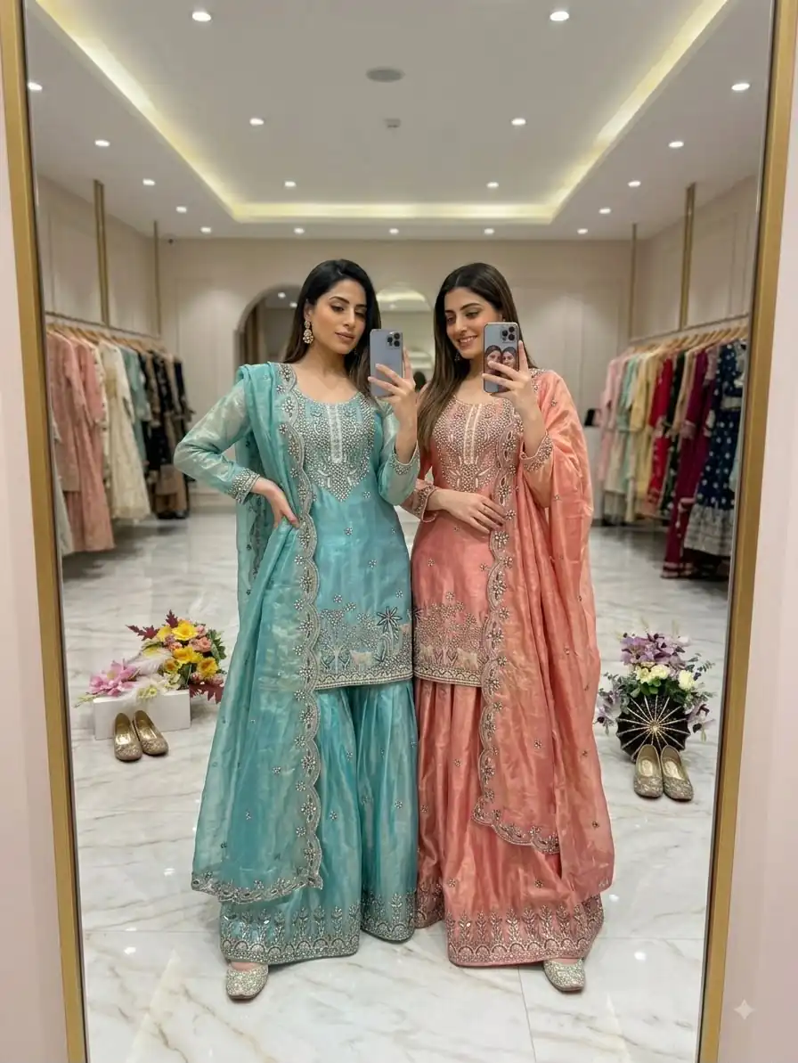 WW 1280 Blue Fendy Silk Salwar Suitwith Embroidery Work & Lace Work. Now at just ₹2449. Delivery 4-6 Working Days. Shop now. | Jump Suits, Straight Suits, Casual Suits, Creative suits, Designer Suits, Palazzo Suits, Party Wear Suits, Patiala Suits, Salwar suit