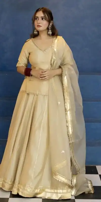 MF 541 Cream Vichitra Silk Salwar Suit with Embroidery Work. Wedding, Party, Festive, Events, Grab it for ₹2449. Delivery 4-6 Working Days. Shop now. | Jump Suits, Straight Suits, Casual Suits, Creative suits, Designer Suits, Palazzo Suits, Party Wear Suits, Patiala Suits, Salwar suit