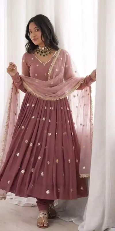 SRK 5313 Onion in Faux Georgette Embroidery Work Salwar Suit . Available at ₹2299 only. Delivery 4-6 Working Days. Shop now. | Jump Suits, Straight Suits, Casual Suits, Creative suits, Designer Suits, Palazzo Suits, Party Wear Suits, Patiala Suits, Salwar suit