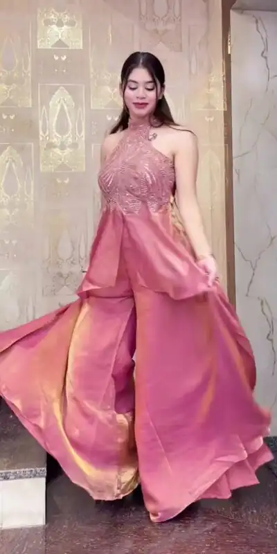NF 1273 Peach Fendy Silk Salwar Suitwith Embroidery Work & Lace Work. Now at just ₹2449. Delivery 4-6 Working Days. Shop now. | Jump Suits, Straight Suits, Casual Suits, Creative suits, Designer Suits, Palazzo Suits, Party Wear Suits, Patiala Suits, Salwar suit