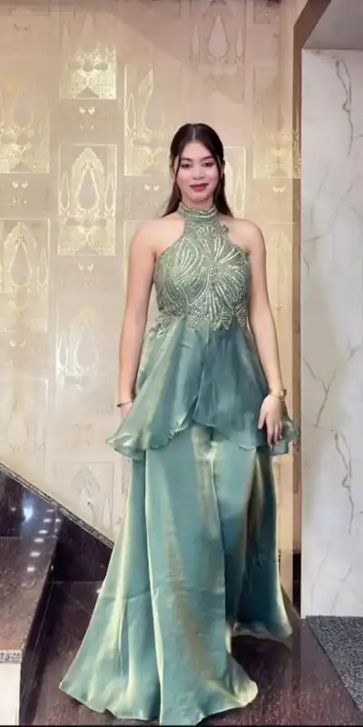 NF 1273 Teal Fendy Silk Salwar Suitwith Embroidery Work & Lace Work. Now at just ₹2449. Delivery 4-6 Working Days. Shop now. | Jump Suits, Straight Suits, Casual Suits, Creative suits, Designer Suits, Palazzo Suits, Party Wear Suits, Patiala Suits, Salwar suit