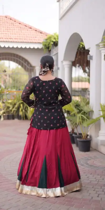 KA 5076 Black Rayon Embroidery Work & Cowrie Work Lehenga Choli . Grab it for ₹2749. Delivery 4-6 Working Days. Shop now. | Bollywood Lehenga, Creative Lehenga, Designer Lehenga, Embroidered Lehenga, Lehenga, Party Wear Lehenga