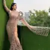DF 3490 Chiku Color Butterfly Net Heavy 5mm Sequins Embroidery work Saree Casual, Wedding, Festive, Events . Expected Delivery  4-6 Working Days @1799/- only                                                                                | Bollywood Sarees, Creative Sarees, Designer Sarees, Embroidered Sarees, Ethnic Saree, Modern Digital sarees, Party Wear Sarees, Sarees