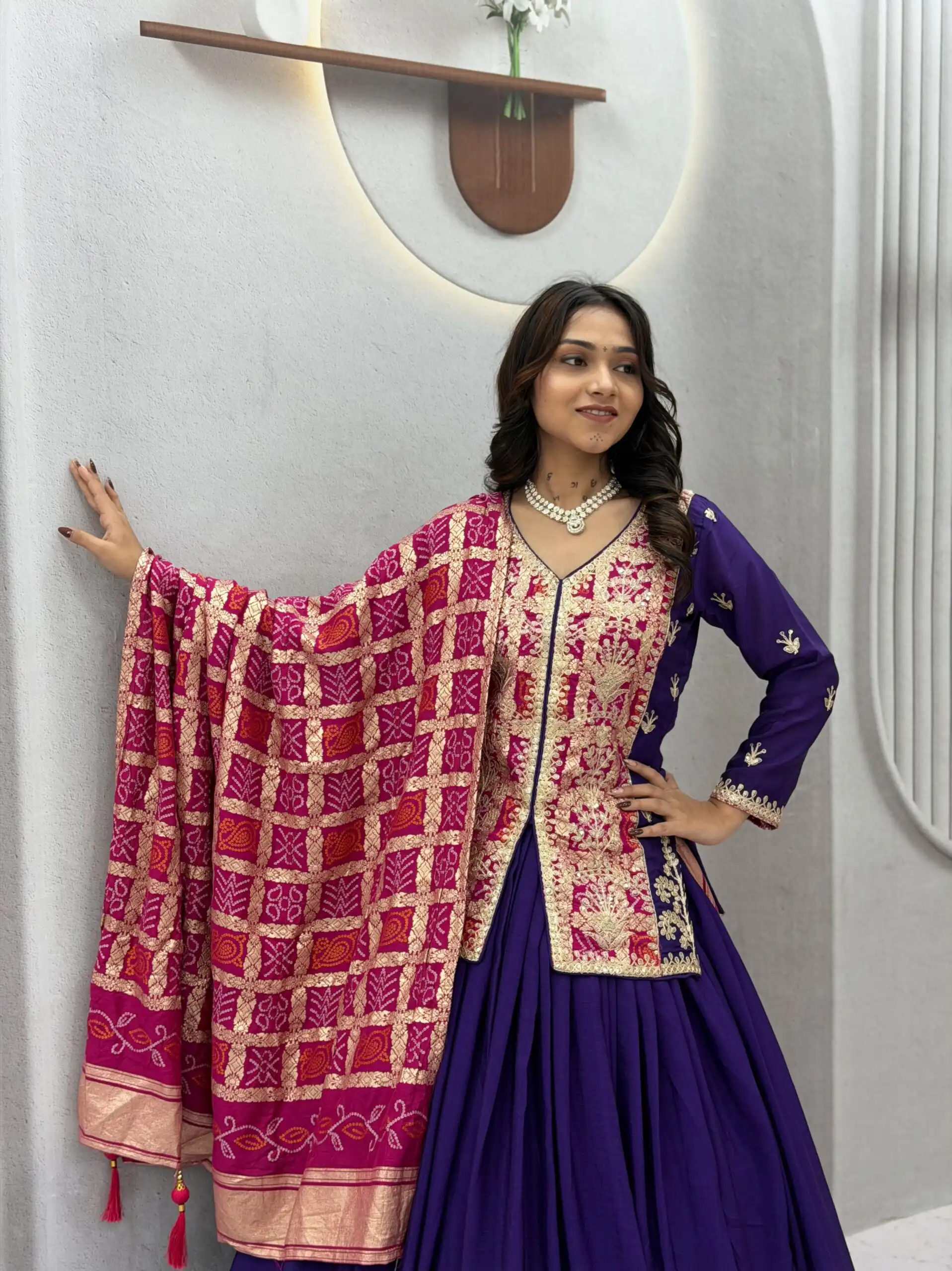 Ram 190 Purple Chinon silk Lehenga Choli with Sequins Work & Embroidery Work. Now at just ₹2749. Delivery 4-6 Working Days. Shop now. | Bollywood Lehenga, Creative Lehenga, Designer Lehenga, Embroidered Lehenga, Lehenga, Party Wear Lehenga
